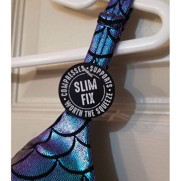 Torrid Green Iridescent Mermaid Wire-Free One-Piece Swimsuit size 3 22 24 D DD - Picture 6 of 6